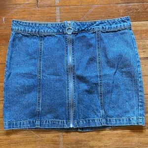 Forever 21 Mini Denim Skirt, Size 28